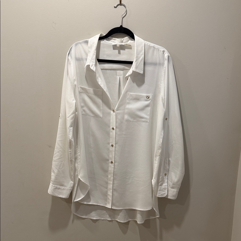 Calvin Klein Elegant White Top